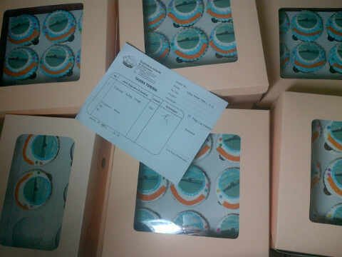 400 cupcakes pesanan PT Pelayaran Nasional Tanjung Riau Service utk PT Pinang Coal Indonesia