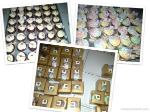 New Year 2013 Cupcakes buat pembukaan Bursa Efek Jakarta