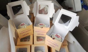 Cupcakes buat acara Vit Mineral Water