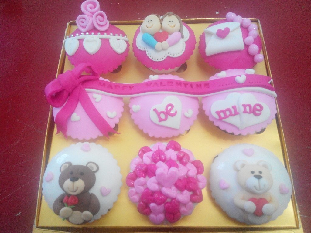 valentine cupcakes 2014