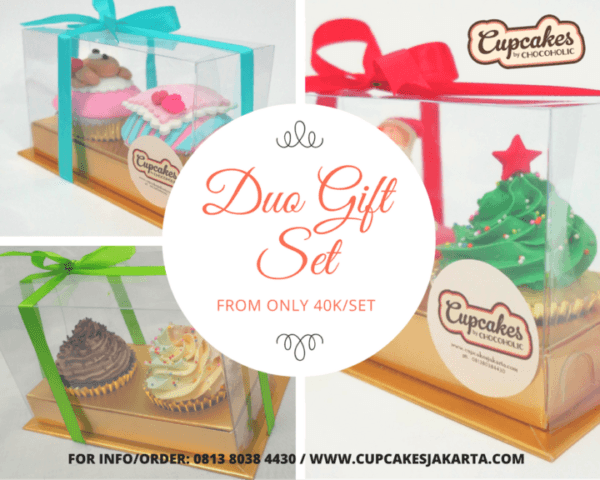 duo cupcake gift set