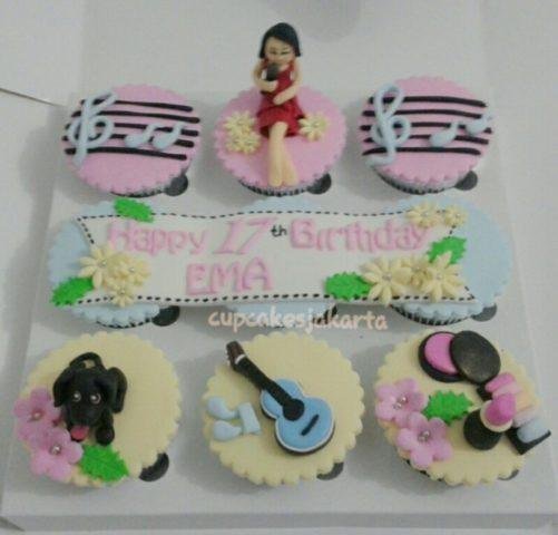 10 Tema Favorit untuk Cupcake Ulang Tahun Anak Perempuan