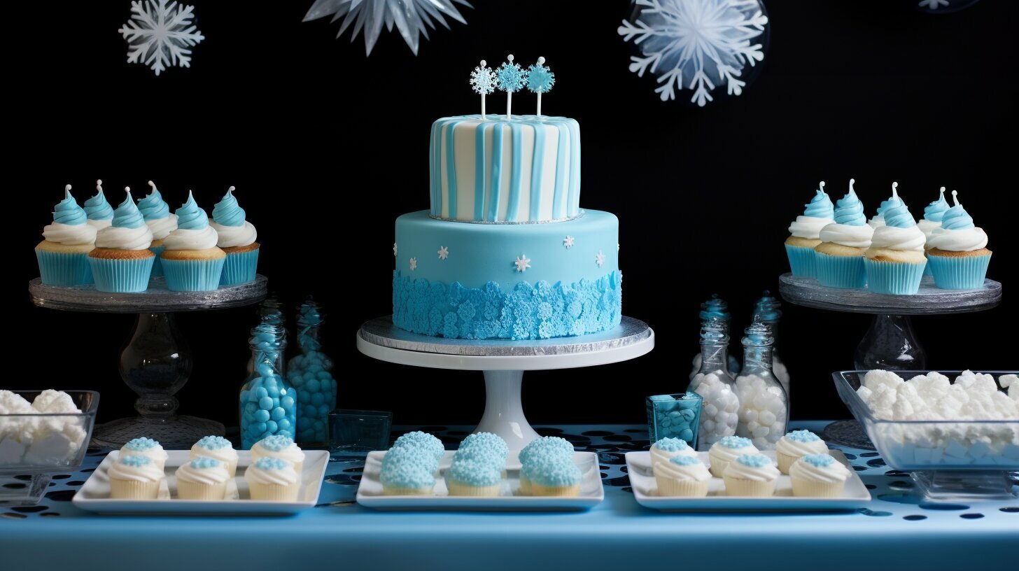 kue ultah frozen simple