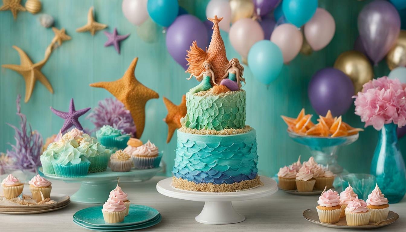 kue ultah mermaid buttercream