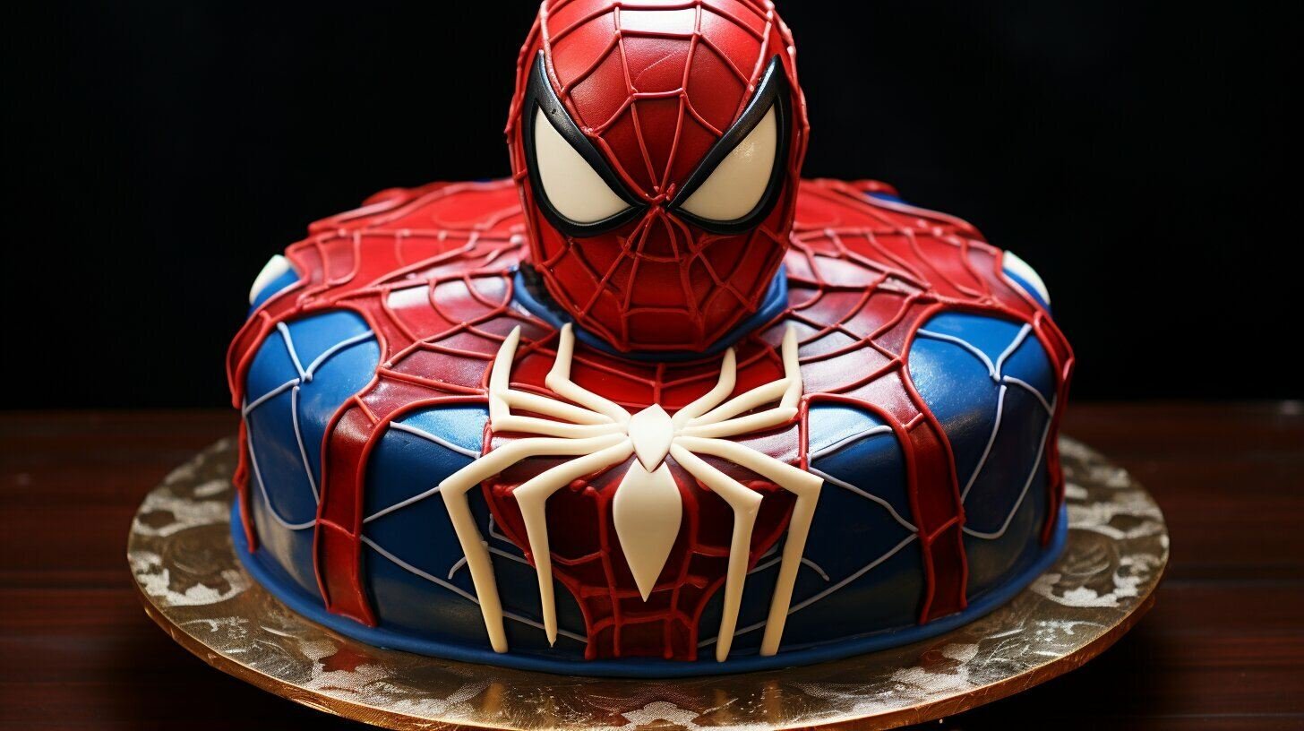 kue ultah spiderman