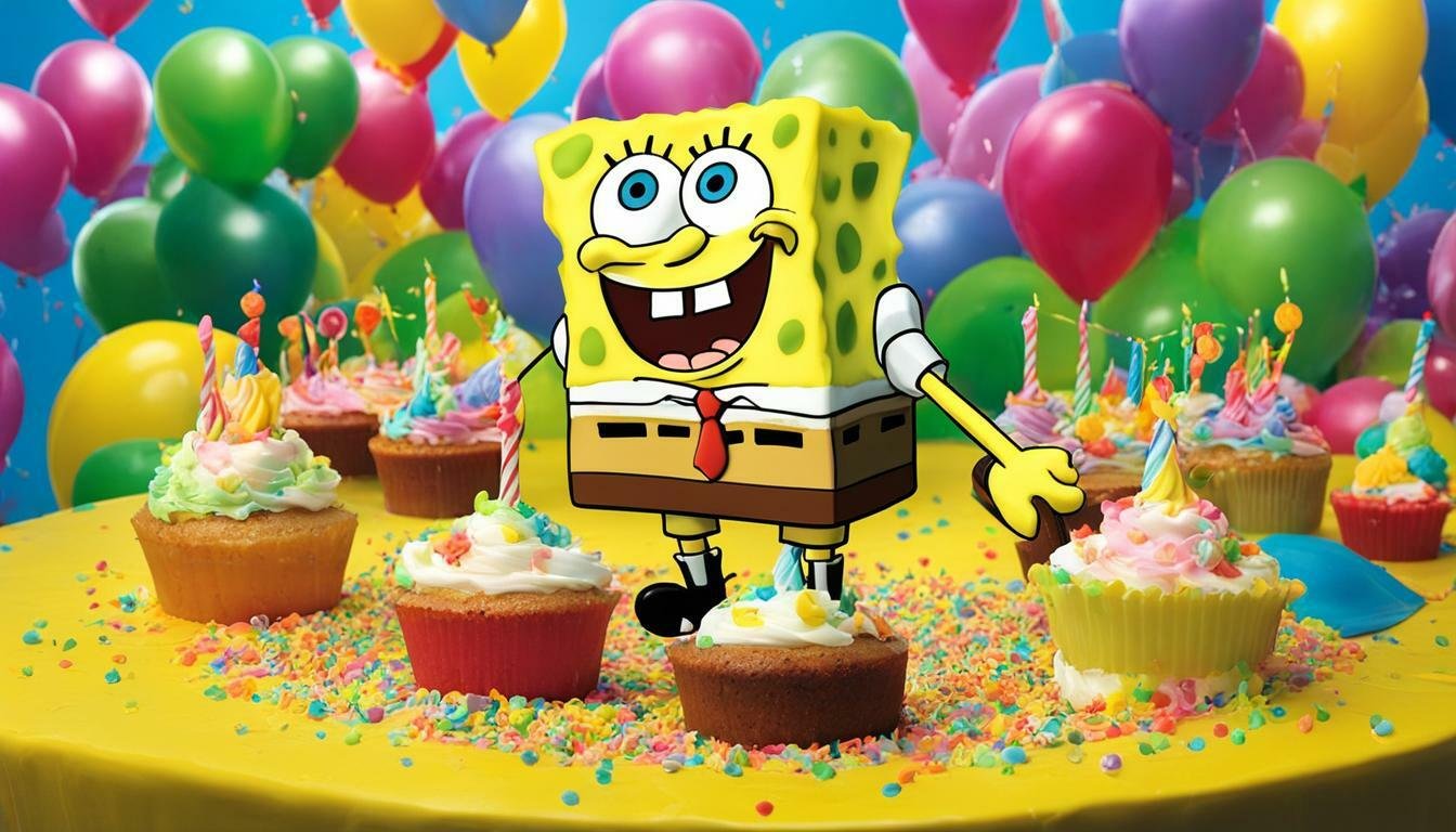 kue ultah spongebob kotak