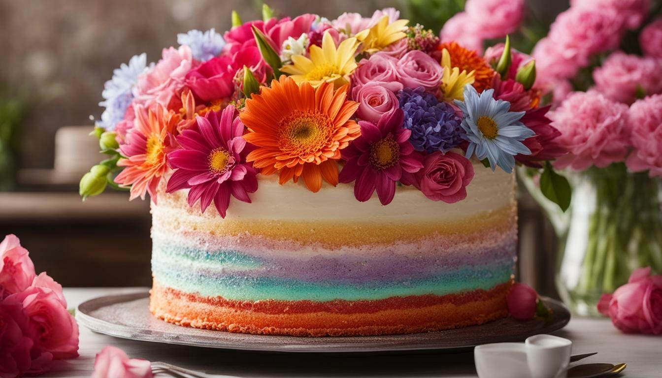 flowers kue ulang tahun