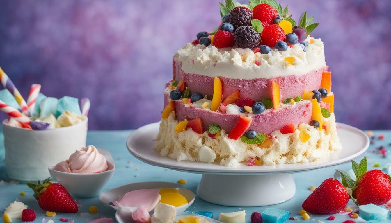 kreasi kue ulang tahun dari ice cream