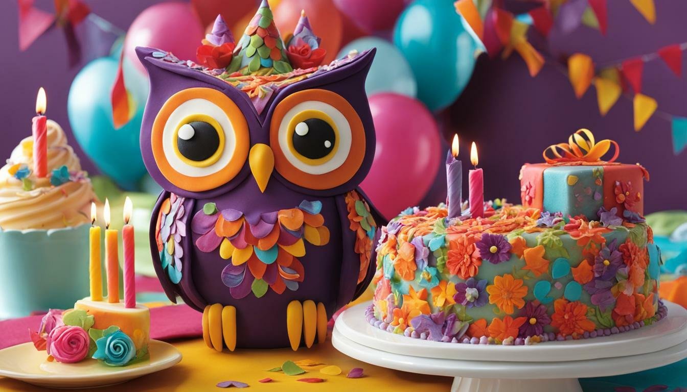 kue ulang tahun anak owl