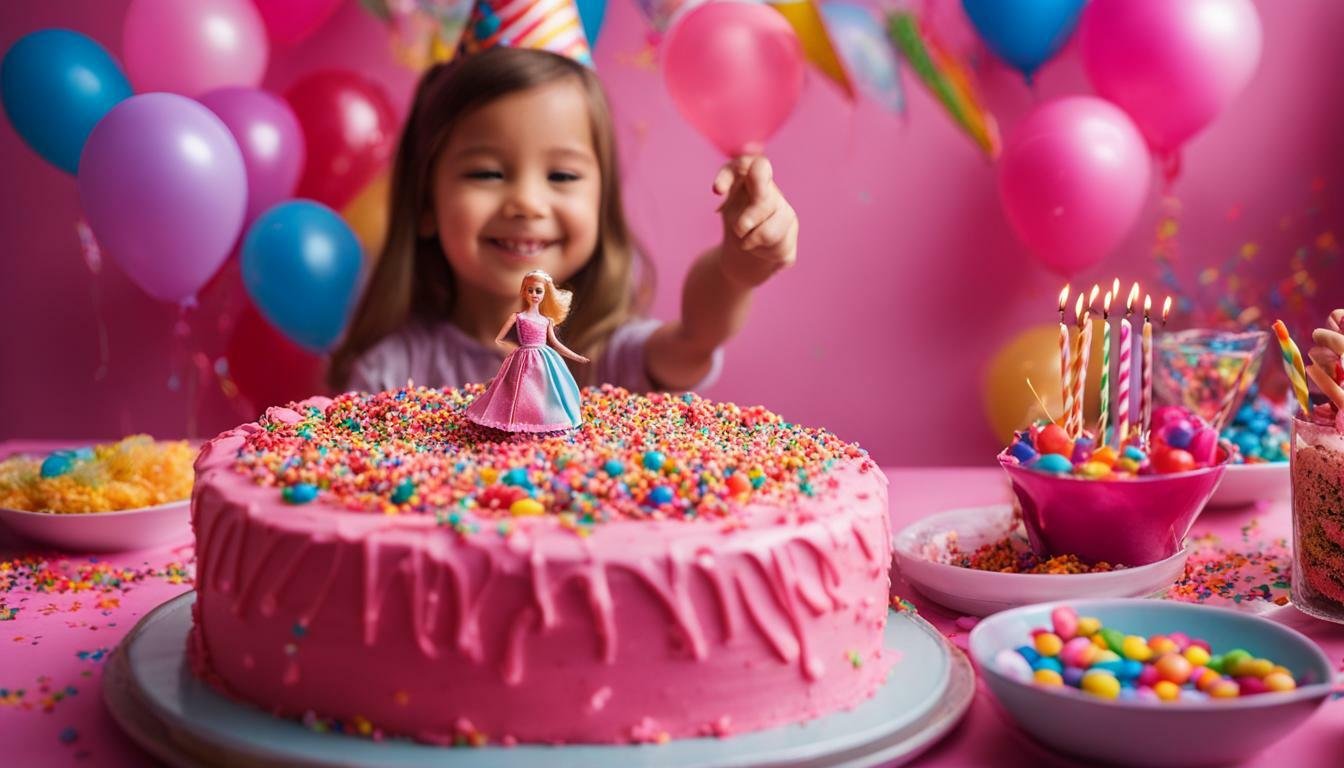 kue ulang tahun barbie pink