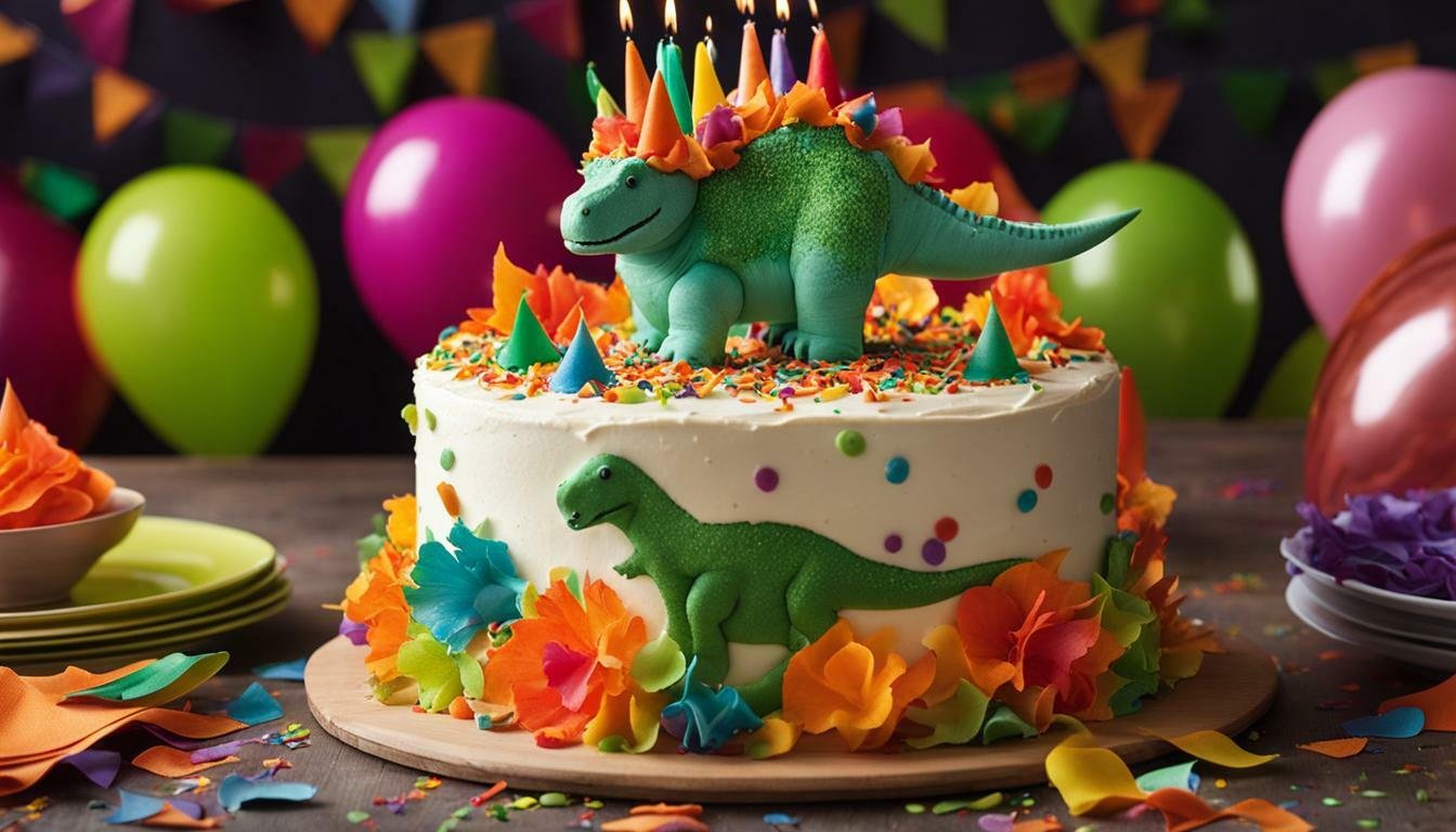 kue ultah dinosaurus buttercream