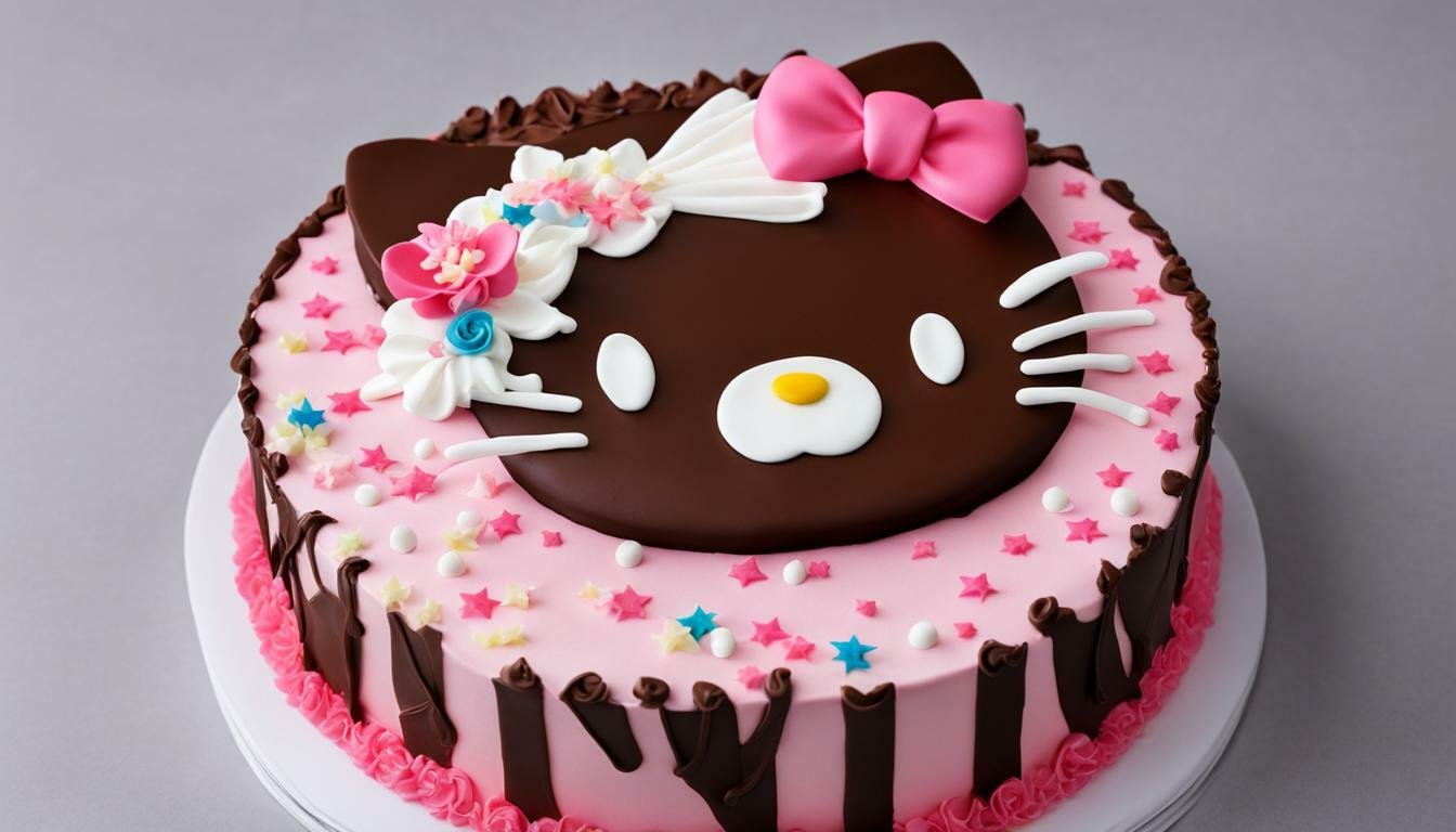 kue ultah hello kitty coklat