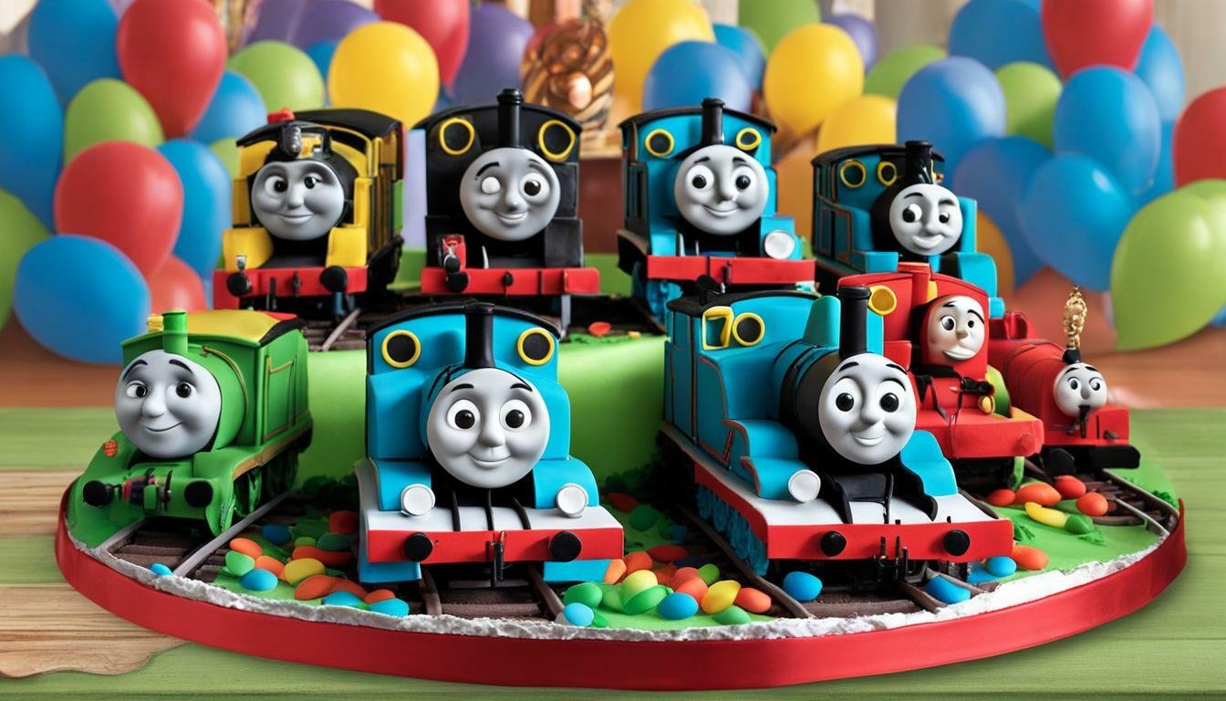 cake ultah thomas and friends